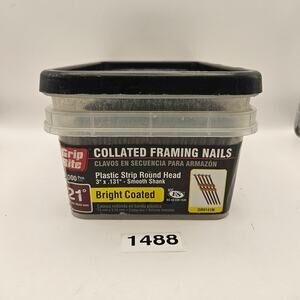 GRIP RITE GR0141M 3"X.131 21 DEGREE STRIP ROUND HEAD FRAMING NAILS OPENED